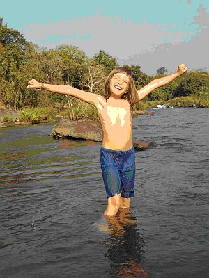 Tom breathing in joy, India 2006